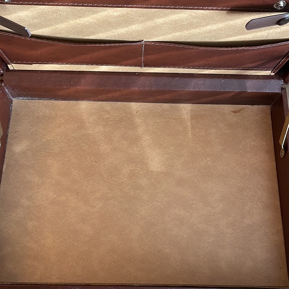 Vintage Sebco Briefcase Attaché Case Brown with Lock - Picture 16 of 17